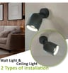 Applique LED LEIDEN Noir 8W GU10 Dimmable TRIAC CRI98 - Image 9