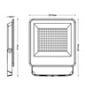 Projecteur LED Extérieur EVO PRO 100W – CCT Réglable – Puce Lumileds Haute Performance - Image 8