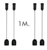 Kit de suspension Luminaire LED - NOIR - 1 m - Image 1