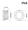 Pack Lampe LED Piscine PAR56 45W IP68 G53 DC12V - Image 2