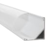 Profilé alu angle blanc/noir LED 2m - Image 5