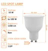 GU10 LED 10W 1200Lm 110° OSRAM DURIS E2835 - Image 3