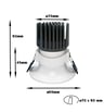 Downlight LED Circulaire 15W Blanc CRI92 UGR13 - Image 5