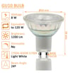LED GU10 8W Crystal Haute Luminosité 24° - Image 2