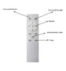 Ventilateur Plafond TICO LED 37W CCT Blanc/Pin 92cm - Image 7