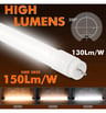 Tube LED 18W verre 120cm 300° OSRAM haute luminosité - Image 9