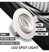 Downlight LED Rond 7W Blanc Réglable CCT - Image 9
