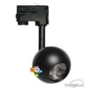 Spot LED 10W FENIX - NOIR - Rail Triphasé -/CRI+93 - Image 1