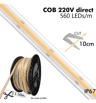 COB 220V 560LED 1600lm 16W IP67 déc10cm - Image 2