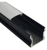 Profilé alu surface blanc/noir LED 2m - Image 5