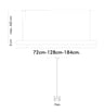 Suspension LED Linéaire MUTE Acoustique 72cm-184cm - Image 2