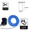 Pack ruban néon LED bleu 6mm 12V alimentation - Image 4