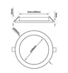 Downlight LED slim circulaire 26W CCT OSRAM - Image 3