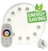 Pack 5 LED Piscine RGB PAR56 36W IP68 DC12V INOX 316 - Image 11