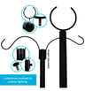 Pack x2 trépieds alu pour guirlandes noir H 2,4 m - Image 4