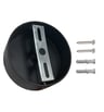 Rosace Plafond Surface Blanc Noir Argent - Image 7