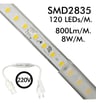 220V câble redr. 800lm 8W/m CRI90 IP65 - Image 6
