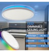 Plafonnier LED RGB CCT 18W Télécommande Lumileds - Image 3