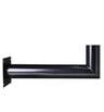 Support lampadaire solaire mural acier noir 54 cm - Image 1
