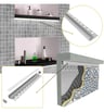 Profilé alu encastré plâtre 2m une ailette LED - Image 6