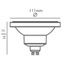 Ampoule LED AR111 14W GU10 24° UGR19 - Image 2