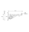 Bras Aluminium modèle Villa 70cm - Image 2