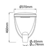 Lampadaire LED 60W New Conic 180lm/W MOSO 1-10V - Image 2