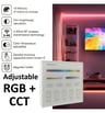 Panneau contrôle tactile RF LED RGB+CCT 4 zones - Image 9