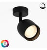 Applique LED LEIDEN Noir 8W GU10 Dimmable TRIAC CRI98 - Image 1