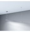 Suspension LED Linéaire MUNICH MINI Argent 0.44m-1.94m - Image 1