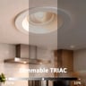 Spot LED Enc. 8W Ignifuge TRIAC 3CCT IP65 36° Blanc - Image 9