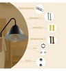 Applique LED Noir - LERUM - Pour E27 LED - Image 3