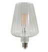 Ampoule LED filament CONIQUE 6W E27 Ambre Décorative - Image 1