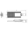 Réverbère LED 100W HALLEY 160lm/W - Image 3