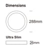Plafonnier LED Circulaire 30W CCT UGR19 IRC92 - Image 5