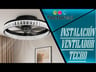 Ventilateur Plafond LED CRETA 30W 6CCT Noir 50cm IP20 - Image 12