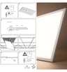Pack 10 Dalles LED 60x60 40W Philips 4000Lm - Image 4