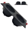 Cadre Basculant Double GU10 MR16 Noir - Image 3