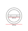 Cadre Conversion + Panneau LED Rond 24W OSRAM UGR17 - Image 2