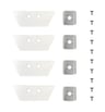 Profil aluminium blanc double lumière LED 2m - Image 4