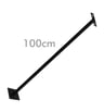 Support Noir pour Projecteur LED – Hauteur 100 cm – Fixation Robuste pour Éclairage Extérieur - Image 3