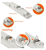 Réglette LED étanche 25-44W OSRAM 150cm - Image 12