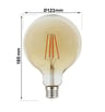 Ampoule LED Filament Vintage 8W E27 G125 Dimmable - Image 2