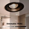 Spot LED Enc. 8W Ignifuge TRIAC 3CCT IP65 36° Noir - Image 8