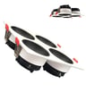 Cadre basculant quadruple Oculus GU10/MR16 blanc - Image 1
