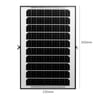 Projecteur Solaire LED 100W EcoLux 3CCT Télécommande IP65 - Image 2