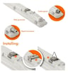 Réglette LED étanche PIR 25-44W OSRAM 150cm - Image 21