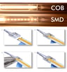 Connecteur LED COB SMD 10mm transparent IP20 - Image 9