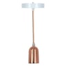 Suspension Vintage Or Rose E27 - Image 1