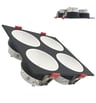 Cadre Basculant Quadruple GU10 MR16 Noir - Image 18